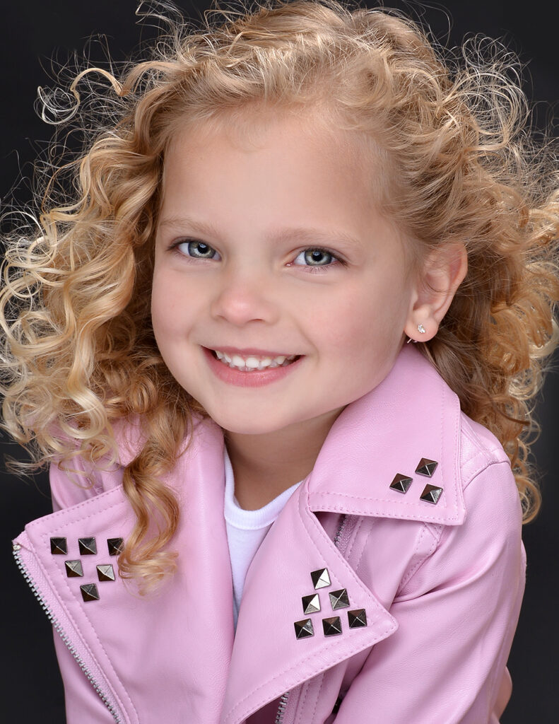 Child model headshot- Copyright AmyJPhoto.com  